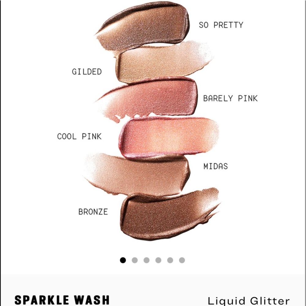 Jones road sparkle wash two colors Midas and so pretty
